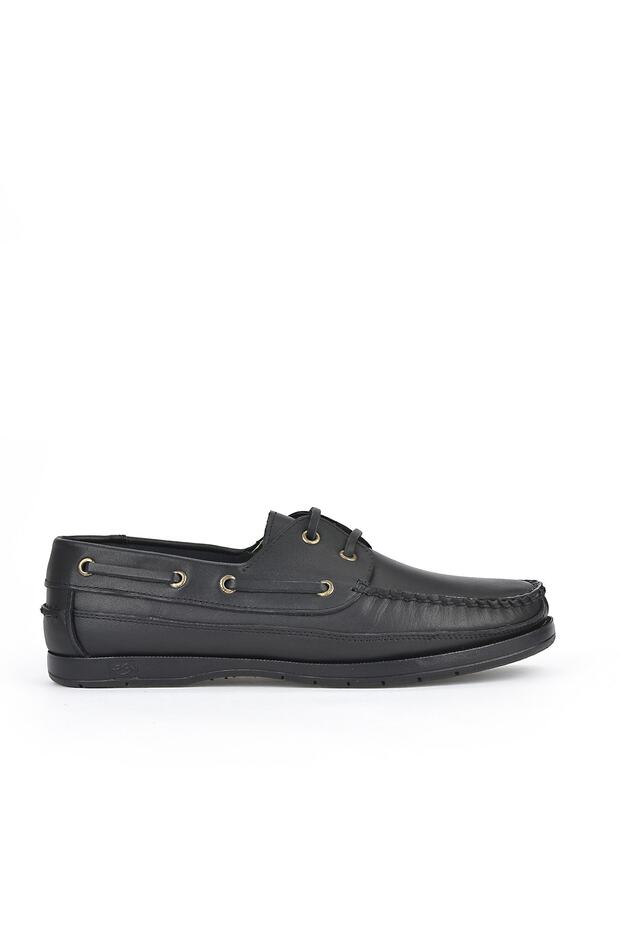 , Genuine Leather Men's Casual Shoes 141423Z291 Black
