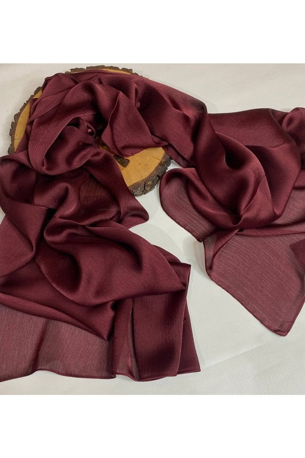 Ipekyolu Scarf Şehr-i Shawl Claret Red Idol Janjan Shawl