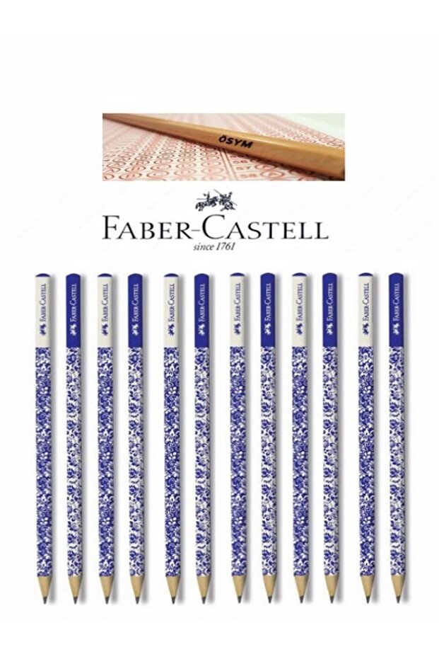 Floral 12-Piece Pencil + Ösym Exam Pencil