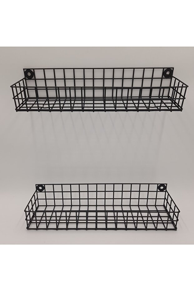 Yeni Model Rüstik Ikili Telli Banyo Ve Mutfak Rafı - 1