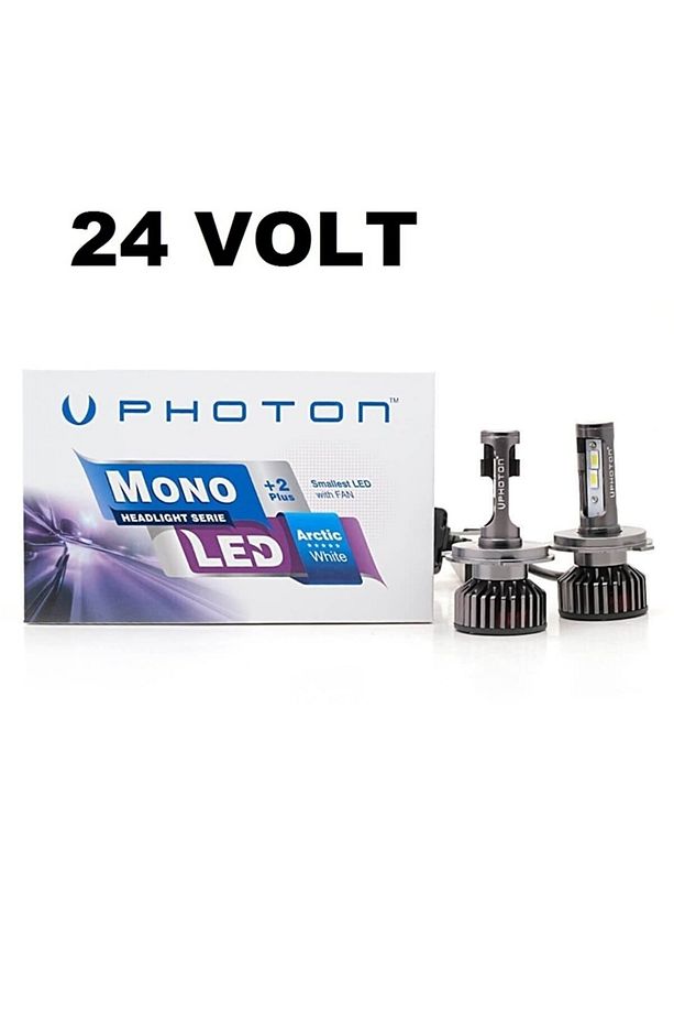 H4 Led Xenon Mono Led 24v Şimşek Etkili - 1