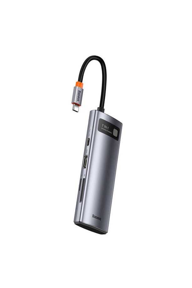 Metal Gleam Series 7in1 Type-c Hub Adaptör Çoklayıcı-gri - 2