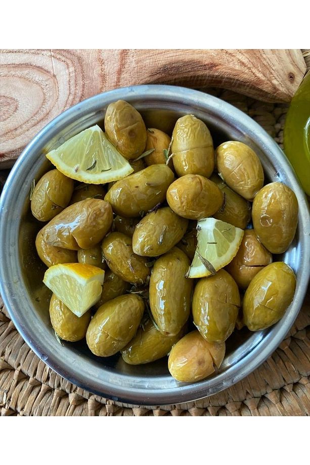 Kalamata Cinsi Yeşil Zeytin Net 1 Kg - 1