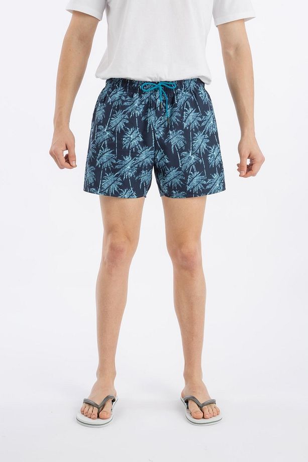 Erkek Desenli Swim Şort - 3