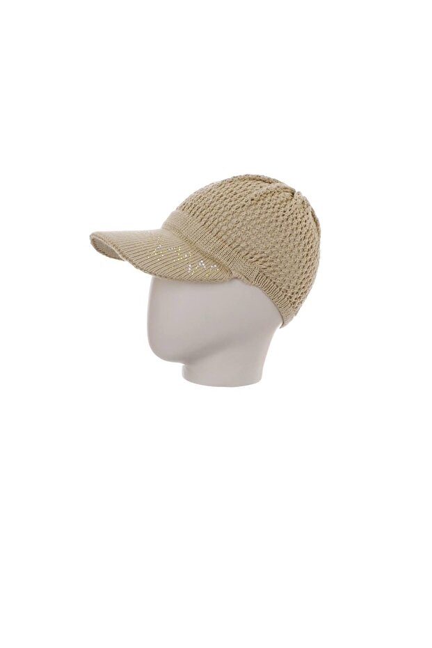 Straw Cap Beige Fo 102 - 1