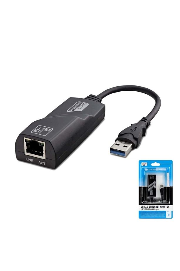 Usb 3.0 To Ethernet Çevirici Dönüştürücü Adaptör Gigabit Rj45 - 1