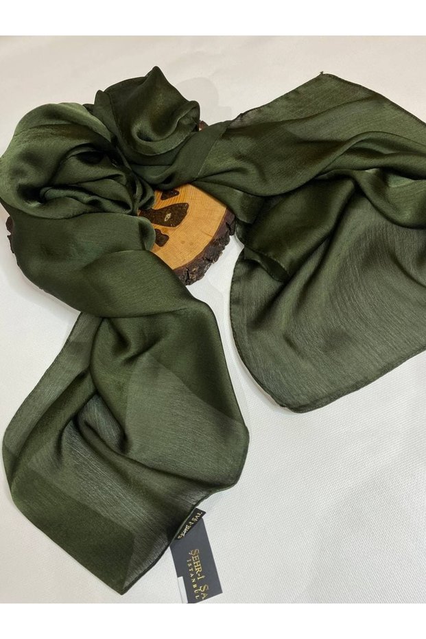 Ipekyolu Scarf Şehr-i Shawl Green Idol Janjan Shawl
