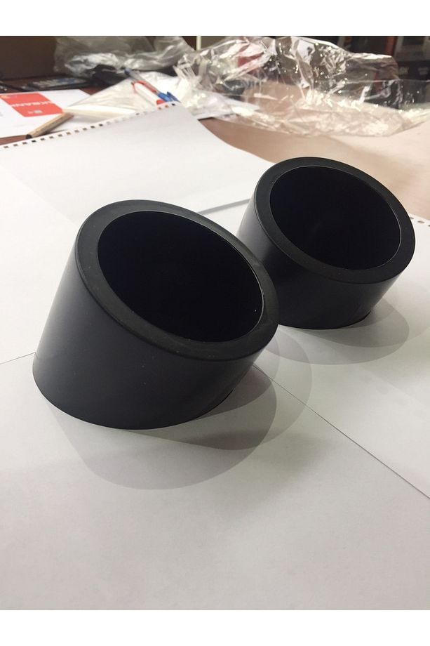 8 Cm Dome Tiz Kapları (çift Olarak ) - 1