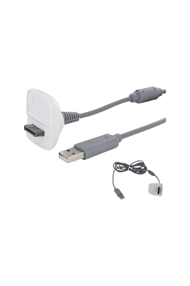 Xbox 360 Gamepad USB Şarj Kablosu – Play & Charge, Tak-Çalıştır - 2