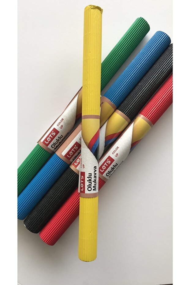 Oluklu Mukavva Simli Renkler - 1