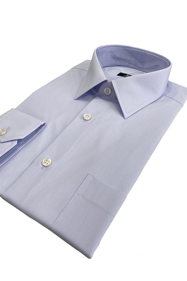 Frank Co Cepli Regular Fit Açık Mavi Gömlek - 2