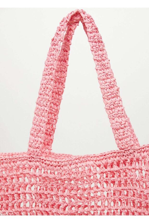 Hasır Shopper Çanta - 5