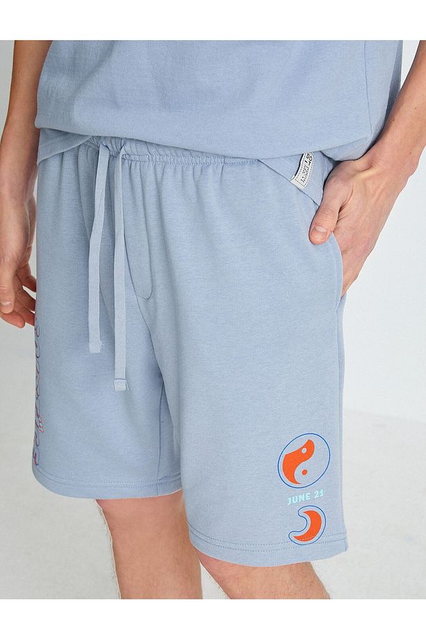 Slim Fit Çift Cep Şort - 6