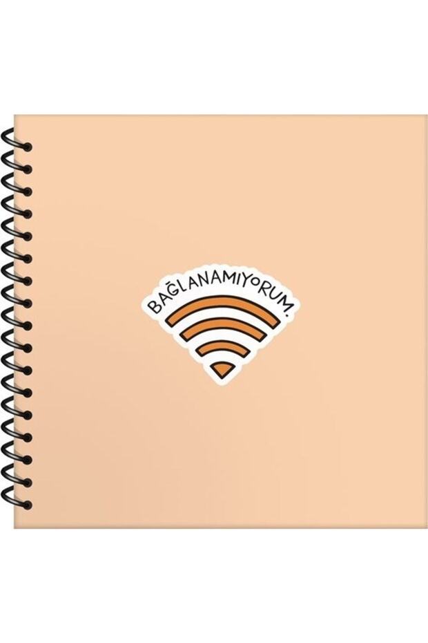 Lined Notebook 16 X 15 cm I Can't Connect 50 Sheets