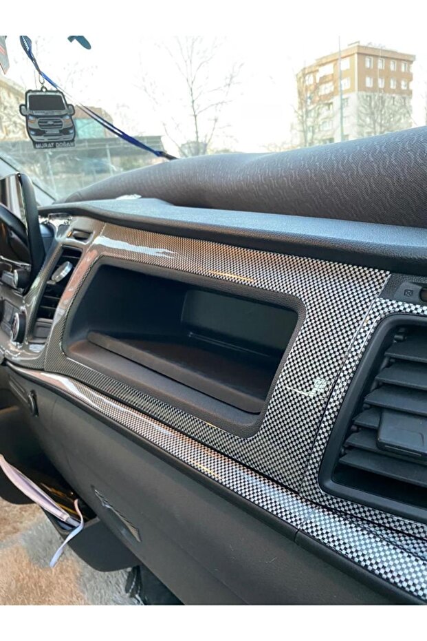 طلاء وحدة التحكم الكربونية المتوافق مع Transit 2020 - 5