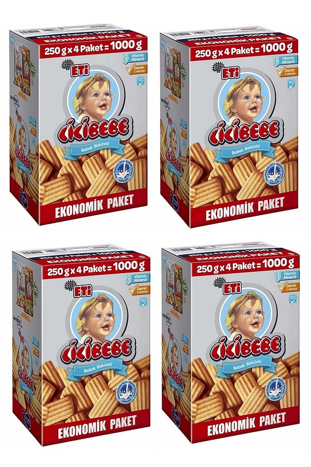 Cicibebe Bisküvi 1000 g x 4 Adet - 2