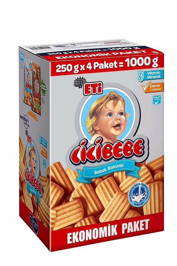 Cicibebe Bisküvi 1000 g x 4 Adet - 3