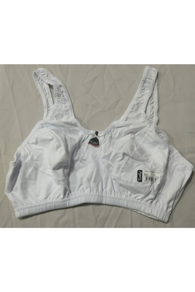 Women's Cotton Combed Half Undershirt Mother Big Size White Color Bra Size 120