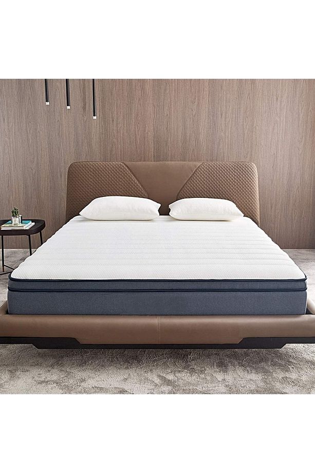 Grey Ortopedik Yatak Kuş Tüyü Pedli Ortopedik Ultra Yaylı Yatak Tek Kişilik Çift Kişilik - 1