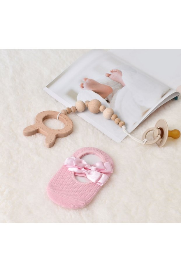 Baby Girl Pink Ballerina Socks (pink)