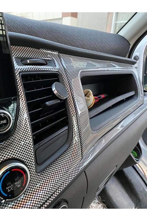 طلاء وحدة التحكم الكربونية المتوافق مع Transit 2020 - 4