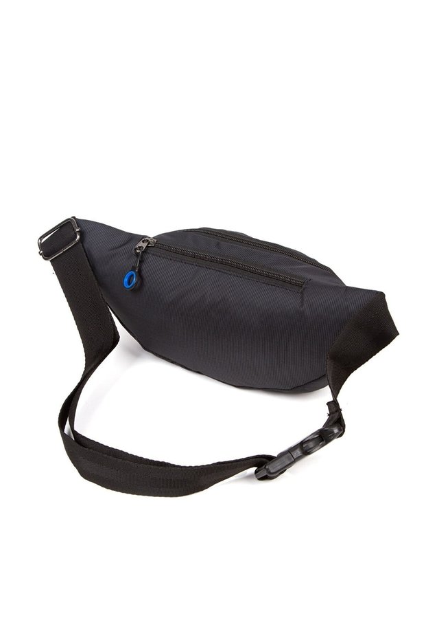 812 Waterproof Waist Bag with Headphone Jack Black-blue