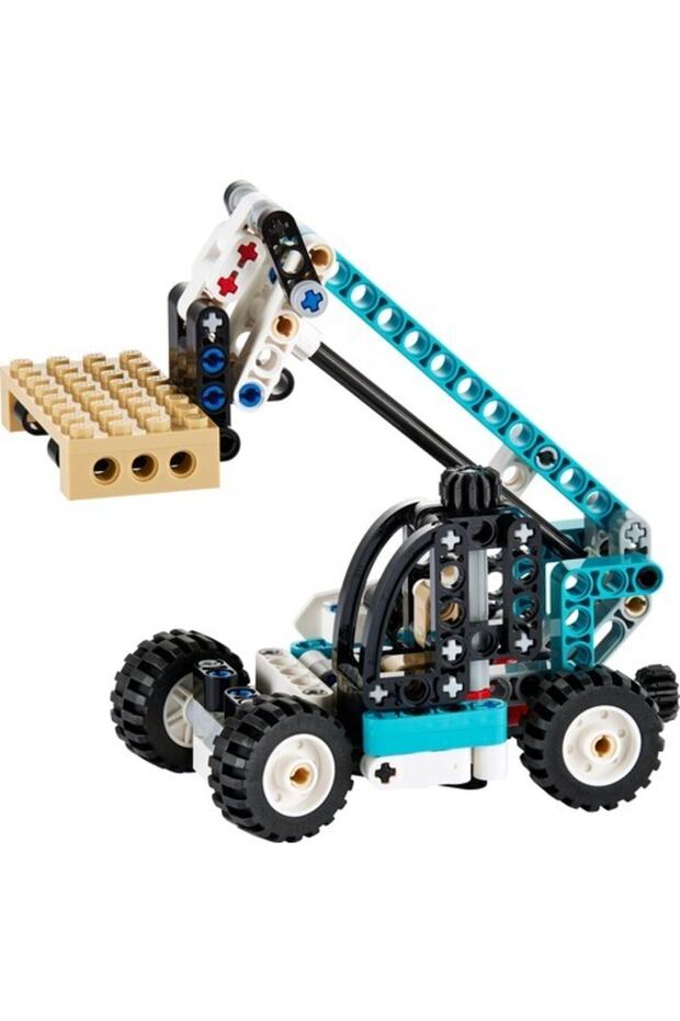 ® Technic Teleskopik Yükleyici 42133 # 7 Yaş Ve Üzeri Araçları Seven Çocuklar Için 2#si 1 Arada - 2
