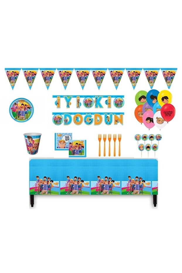 Rafadan Tayfa Birthday Party Set for 8 People