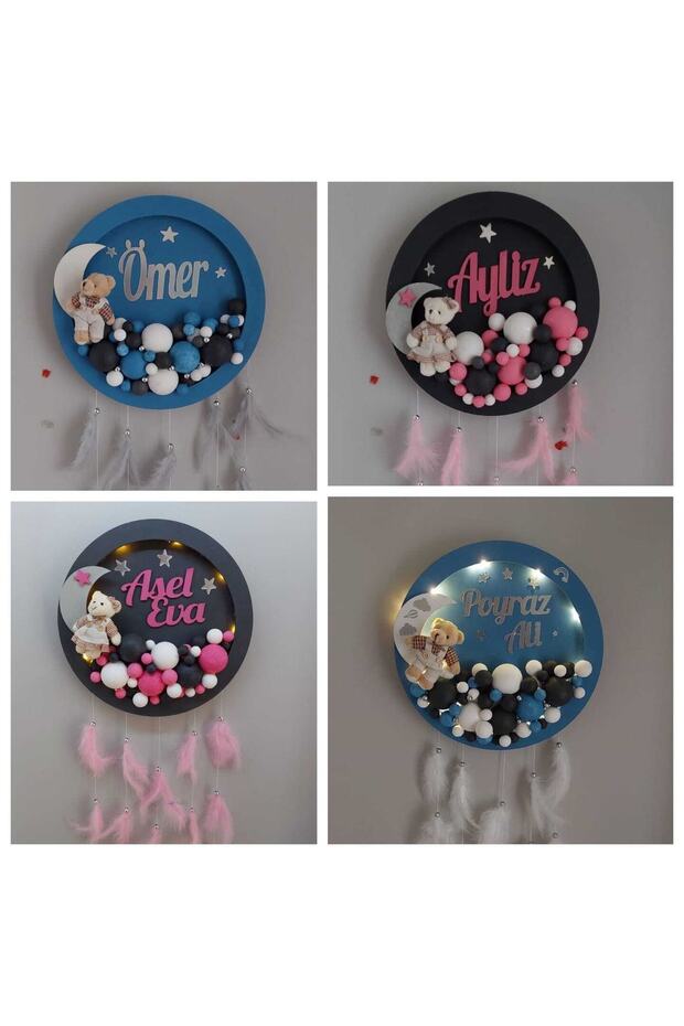 Led Işıklı Bubble Bebek Kapı Süsü