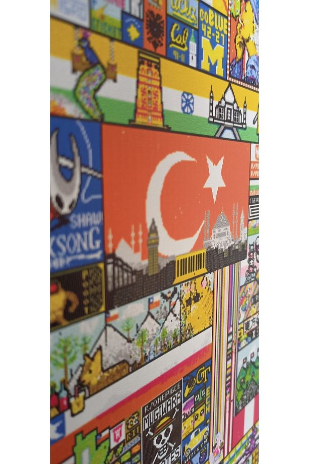 Reddit R/place Kanvas Tablo, Elraenn Twitch Kanvas Tablo, Reddit Savunma Hattı Kanvas Tablo - 4
