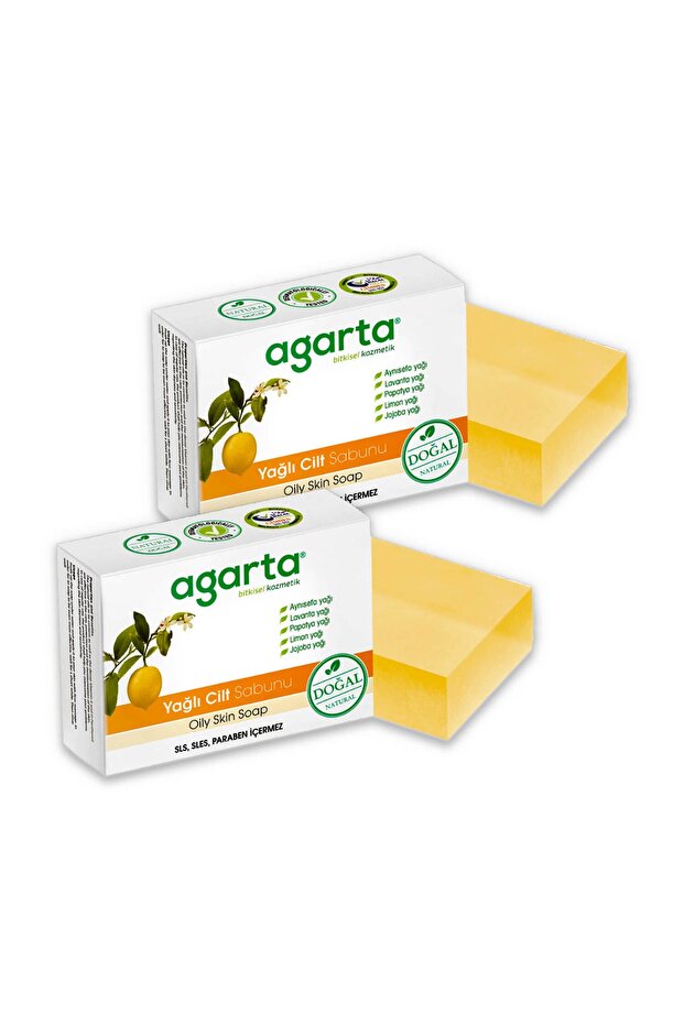Natural Oily Skin Soap 150 gr X 2 Pieces