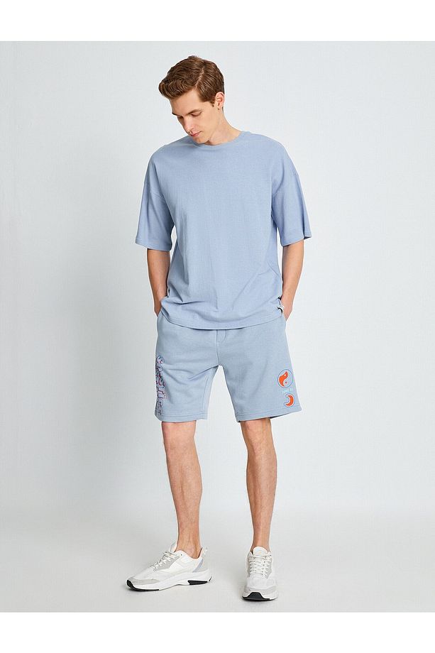 Slim Fit Çift Cep Şort - 3