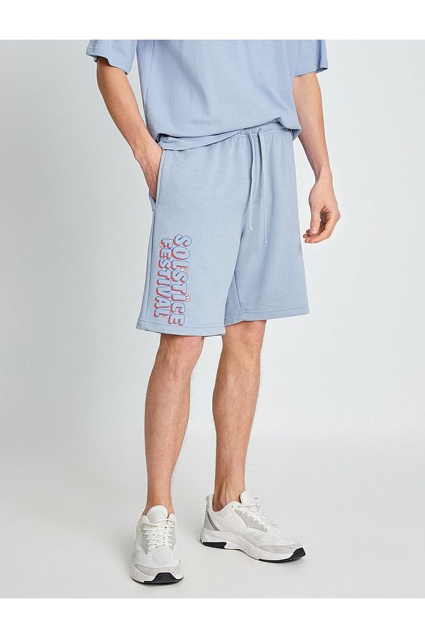 Slim Fit Çift Cep Şort - 4