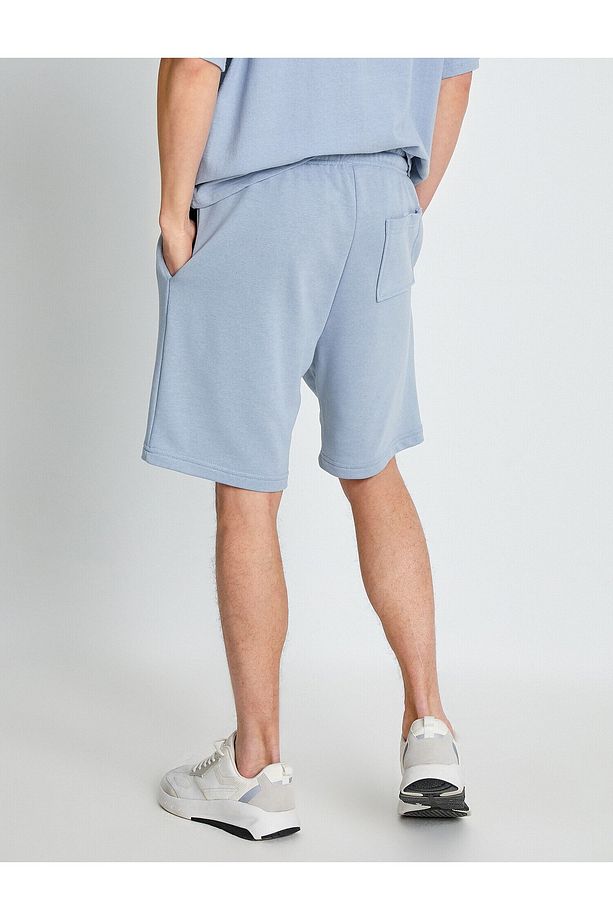 Slim Fit Çift Cep Şort - 5