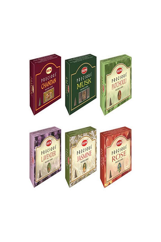 Konik 6 lı Set Konik Tütsü Precious Assorted Cones 60 Adet 6 Paket - 1