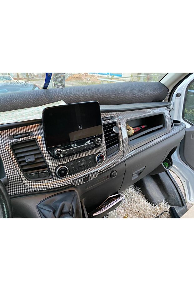 طلاء وحدة التحكم الكربونية المتوافق مع Transit 2020 - 1