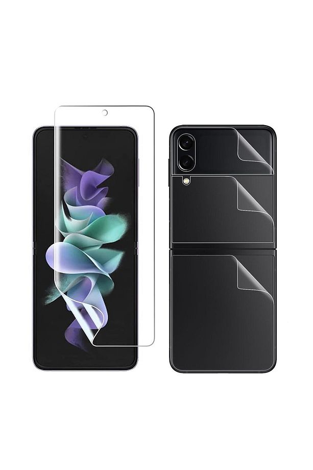 Samsung Galaxy Z Flip 3 Hydrogel Esnek Ön Arka Koruma Filmi - 1