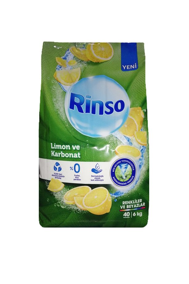 Limon Ve Karbonat Renkliler Ve Beyazlar Için Toz Çamaşır Deterjanı 6 Kg X 2 Adet - 2