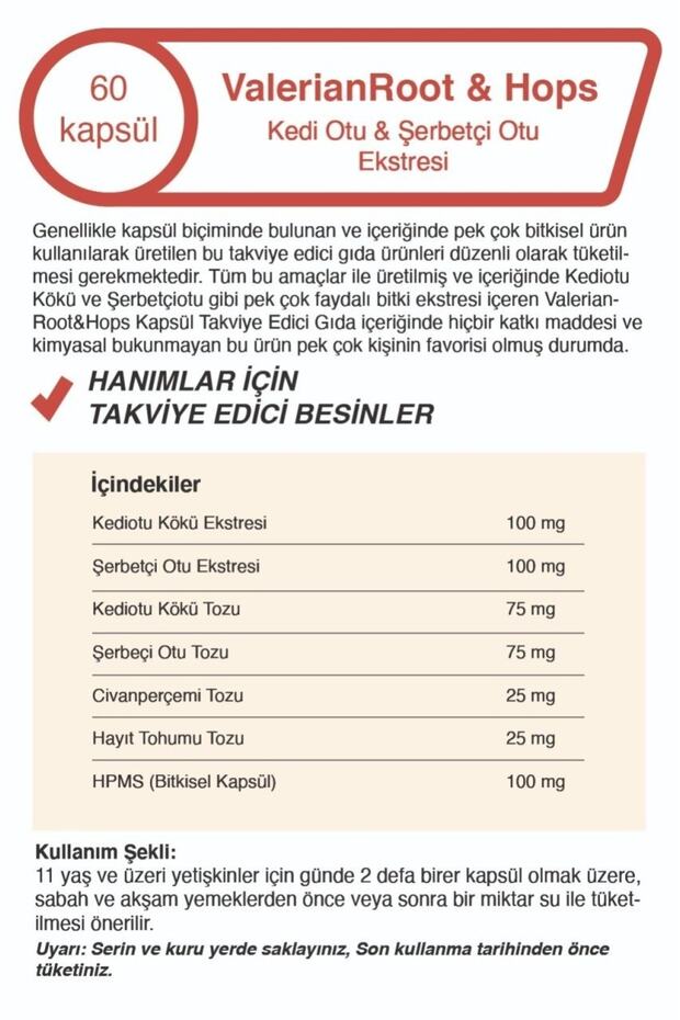 Passiflora Çarkıfelek Otu Kapsül + Valerian Root Kediotu Kapsül, Ikili Uyku Seti - 3