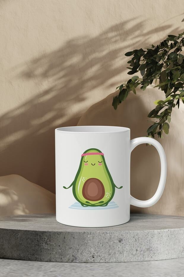 Yogaci الأفوكادو منقوشة القدح - 1