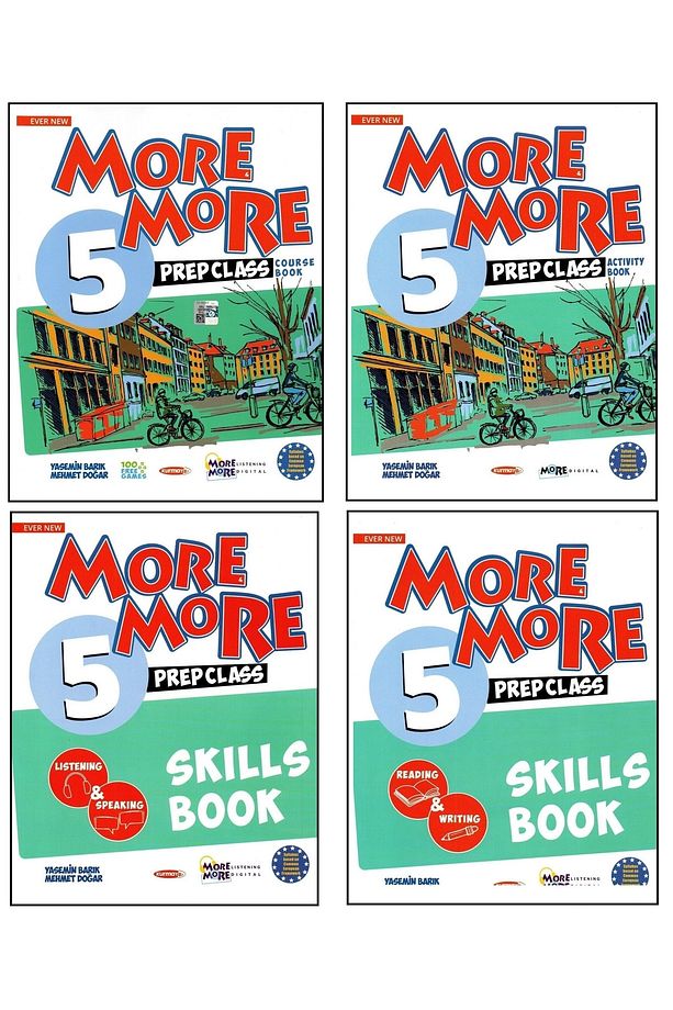 5.sınıf More&more Prep Class 4 Lü Set (course Actıvıty Skılls Readıng&wrıtıng Lıstenıng&speakıng - 1