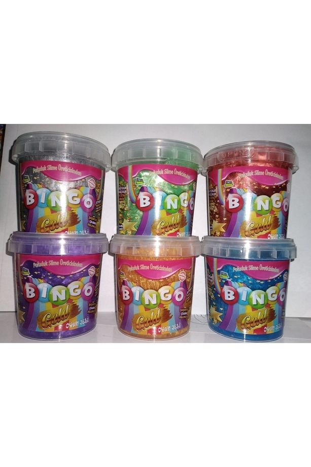 Slıme Metalik Dokulu Meyva Kokulu 6 Adet 140 gr Toplam 840 gr Slime - 1