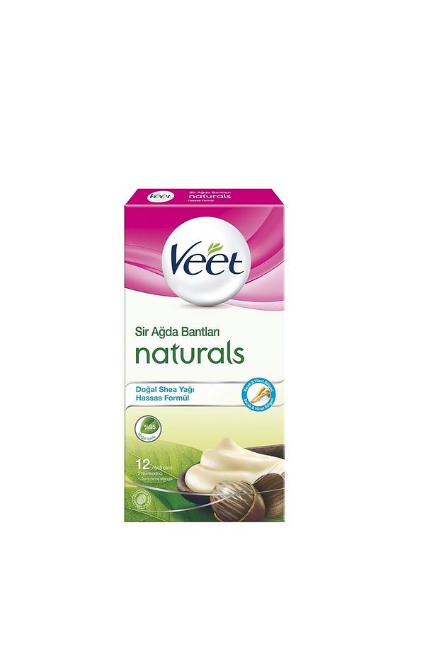 Doğal Shea Yağı Hassas Formül Sir Ağda Bantları - 1