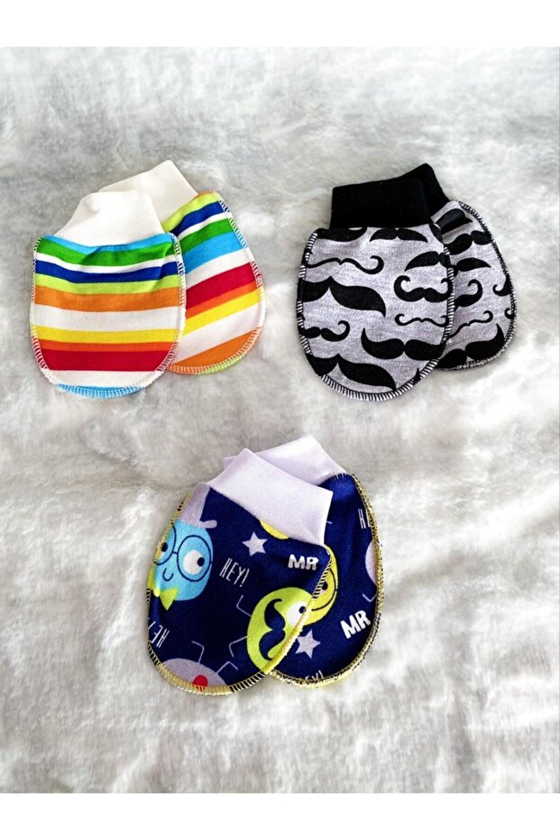 Desenli Tırnak Eldiven - 1