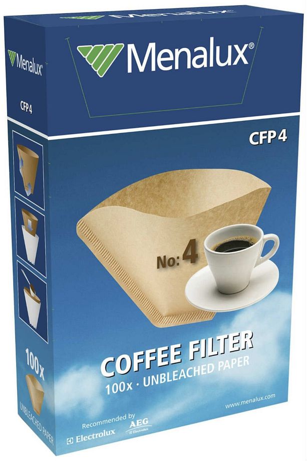 Menalux Kahve Makinesi Kağıt Filtre - 1x4 (100 Adet) - 1