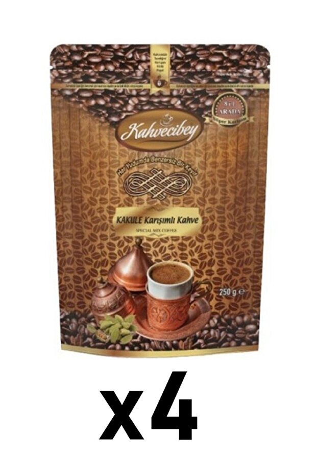 Cardamom Ottoman Divan Brown 7 Mixed Set of 4 250 Gr