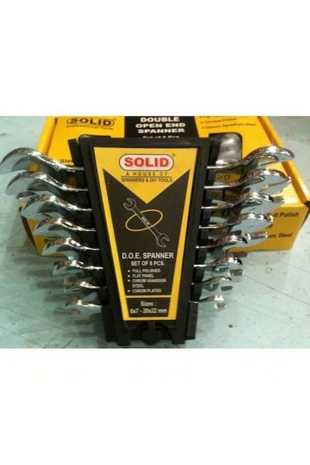 Anahtar Takımı Açıkağız 8 Parça Profesyonel Seri 06-22mm Cr-v Çeliği - 2