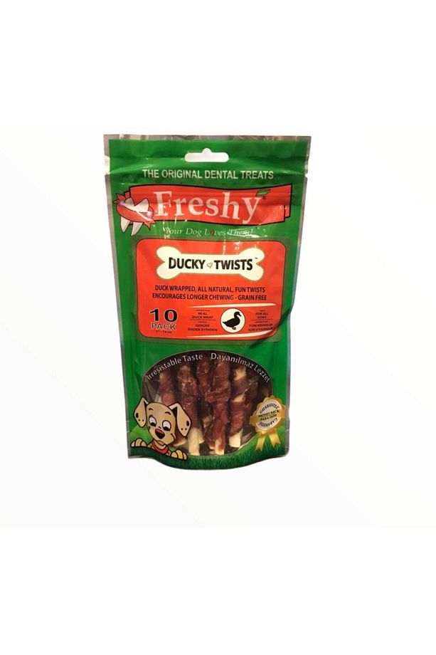 Ducky Twists Ördek Etli Burgu Çubuk Köpek Ödülü 90 gr 10 Adet - 1