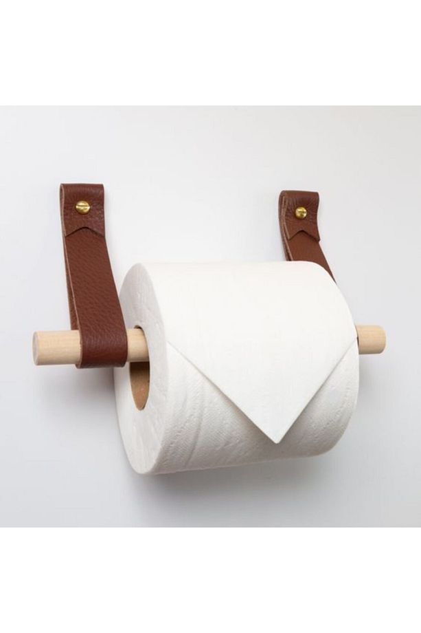 Deri Tuvalet Kağıdı Askısı Lw-002 Banyo Kağıtlığı Düzenleyici - 1