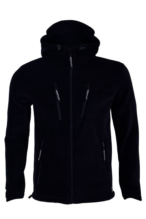 Erkek Siyah Army Tactical Polar Kapüşonlu Ceket - 1